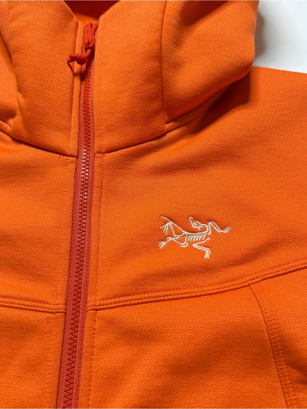 Arcteryx Arenite Full Zip Softshell Hoodie Womens Medium Orange 2015 - Picture 4 of 10